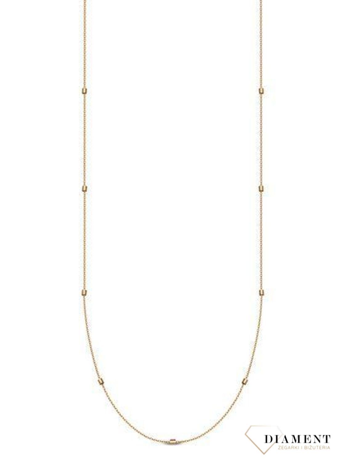 Złoty naszyjnik celebrytka z blaszkami złotymi Yes DIA-LAN-1217-585 1,5mm. Złoty naszyjnik celebrytka z blaszkami złotymi Yes.jpg